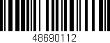 Código de barras (EAN, GTIN, SKU, ISBN): '48690112'