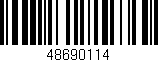 Código de barras (EAN, GTIN, SKU, ISBN): '48690114'