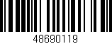 Código de barras (EAN, GTIN, SKU, ISBN): '48690119'
