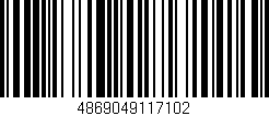 Código de barras (EAN, GTIN, SKU, ISBN): '4869049117102'