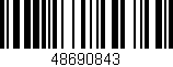 Código de barras (EAN, GTIN, SKU, ISBN): '48690843'