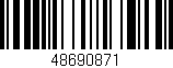 Código de barras (EAN, GTIN, SKU, ISBN): '48690871'
