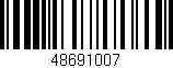 Código de barras (EAN, GTIN, SKU, ISBN): '48691007'