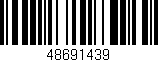 Código de barras (EAN, GTIN, SKU, ISBN): '48691439'