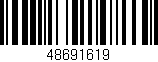 Código de barras (EAN, GTIN, SKU, ISBN): '48691619'