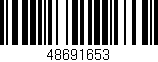 Código de barras (EAN, GTIN, SKU, ISBN): '48691653'