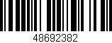Código de barras (EAN, GTIN, SKU, ISBN): '48692382'