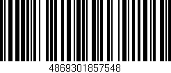 Código de barras (EAN, GTIN, SKU, ISBN): '4869301857548'