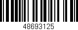 Código de barras (EAN, GTIN, SKU, ISBN): '48693125'