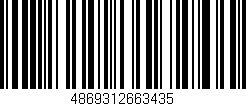 Código de barras (EAN, GTIN, SKU, ISBN): '4869312663435'