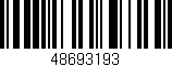Código de barras (EAN, GTIN, SKU, ISBN): '48693193'