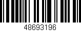 Código de barras (EAN, GTIN, SKU, ISBN): '48693196'