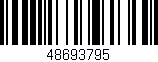 Código de barras (EAN, GTIN, SKU, ISBN): '48693795'