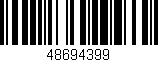 Código de barras (EAN, GTIN, SKU, ISBN): '48694399'