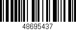 Código de barras (EAN, GTIN, SKU, ISBN): '48695437'