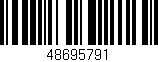 Código de barras (EAN, GTIN, SKU, ISBN): '48695791'