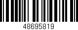 Código de barras (EAN, GTIN, SKU, ISBN): '48695819'