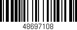 Código de barras (EAN, GTIN, SKU, ISBN): '48697108'
