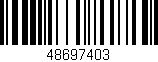 Código de barras (EAN, GTIN, SKU, ISBN): '48697403'