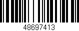 Código de barras (EAN, GTIN, SKU, ISBN): '48697413'