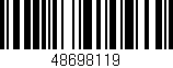 Código de barras (EAN, GTIN, SKU, ISBN): '48698119'