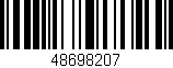 Código de barras (EAN, GTIN, SKU, ISBN): '48698207'