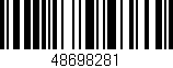 Código de barras (EAN, GTIN, SKU, ISBN): '48698281'