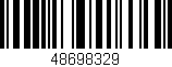 Código de barras (EAN, GTIN, SKU, ISBN): '48698329'