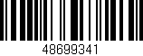 Código de barras (EAN, GTIN, SKU, ISBN): '48699341'