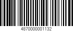 Código de barras (EAN, GTIN, SKU, ISBN): '4870000001132'