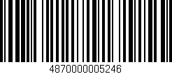 Código de barras (EAN, GTIN, SKU, ISBN): '4870000005246'