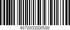 Código de barras (EAN, GTIN, SKU, ISBN): '4870000006588'
