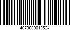 Código de barras (EAN, GTIN, SKU, ISBN): '4870000013524'