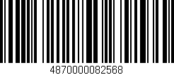 Código de barras (EAN, GTIN, SKU, ISBN): '4870000082568'