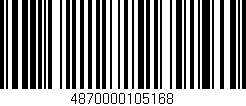 Código de barras (EAN, GTIN, SKU, ISBN): '4870000105168'