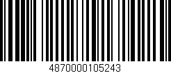 Código de barras (EAN, GTIN, SKU, ISBN): '4870000105243'