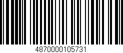 Código de barras (EAN, GTIN, SKU, ISBN): '4870000105731'
