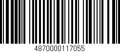Código de barras (EAN, GTIN, SKU, ISBN): '4870000117055'