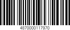 Código de barras (EAN, GTIN, SKU, ISBN): '4870000117970'