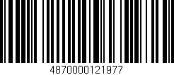 Código de barras (EAN, GTIN, SKU, ISBN): '4870000121977'