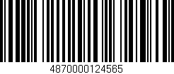 Código de barras (EAN, GTIN, SKU, ISBN): '4870000124565'