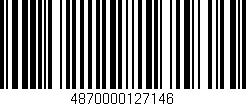 Código de barras (EAN, GTIN, SKU, ISBN): '4870000127146'