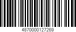 Código de barras (EAN, GTIN, SKU, ISBN): '4870000127269'