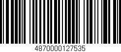 Código de barras (EAN, GTIN, SKU, ISBN): '4870000127535'