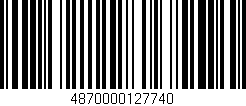 Código de barras (EAN, GTIN, SKU, ISBN): '4870000127740'