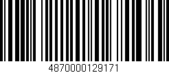Código de barras (EAN, GTIN, SKU, ISBN): '4870000129171'
