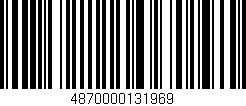 Código de barras (EAN, GTIN, SKU, ISBN): '4870000131969'