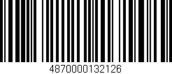 Código de barras (EAN, GTIN, SKU, ISBN): '4870000132126'