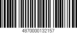 Código de barras (EAN, GTIN, SKU, ISBN): '4870000132157'