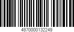 Código de barras (EAN, GTIN, SKU, ISBN): '4870000132249'